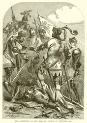 De Overgave van de Koning van Frankrijk bij Poitiers, 1356
