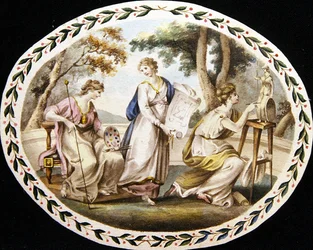 De Drie Muzen van de Kunsten, ca. 1790