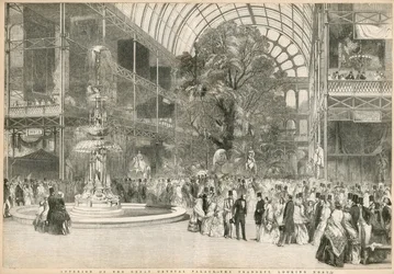 De Transept, Kijkend naar het Noorden, Grote Tentoonstelling, 1851