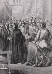 Het Verdrag van Westfalen, uit De Geschiedenis van Frankrijk, door Emile de Bonnechose, uitgegeven door Ward, Lock en Co, Londen