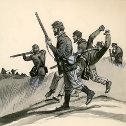 De infanteristen van de Unie tijdens de Amerikaanse Burgeroorlog