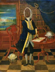 De zwarte geleerde van Jamaica, ca. 1740