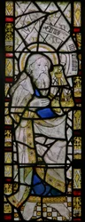 Het oostelijke raam met St. Judas