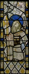 Het oostelijke raam met St. Matteüs