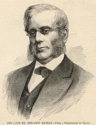 Wijlen Benjamin Nathan (gravure)