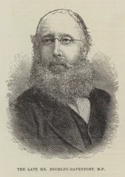 De overleden Mr Bromley-Davenport, MP