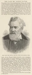 De overleden Mr Edwin Waugh, de dichter van Lancashire