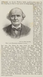 De overleden professor Arthur Cayley
