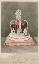 De nieuwe Keizerlijke Kroon te dragen door Zijne Majesteit George IV bij zijn Kroning