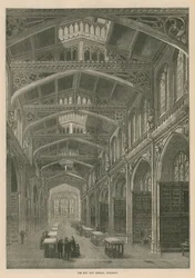 De nieuwe stadsbibliotheek, Guildhall, Londen