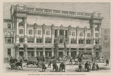 De nieuwe galerij van het Instituut van Schilders in Waterverf