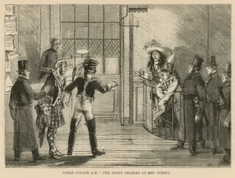 De nachtelijke aanklachten bij Bow Street