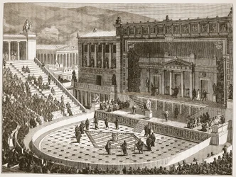 Theater van Dionysus in Athene