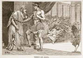 Theseus en Aegeus