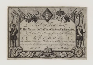 Begrafenisondernemers, Robert Low Junior, handelskaart