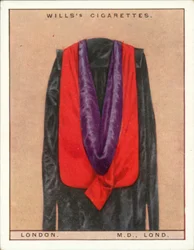 Universitaire Kappen en Gewaden: Universiteit van Londen, Doctor in de Geneeskunde, MD, Lond