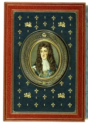 Bovenste omslag, met ovaal portret miniatuur van Charles II, 1902