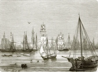 Uitzicht op Astrachan