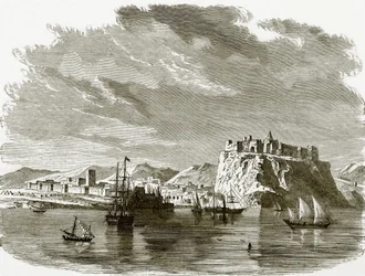 Uitzicht op Sallee en Rabat