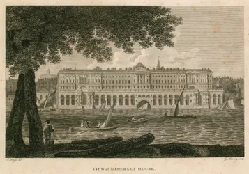 Uitzicht op Somerset House, The Strand, Londen