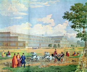 Uitzicht op het Crystal Palace