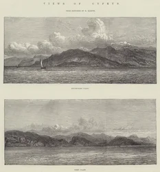 Gezichten van Cyprus (gravure)