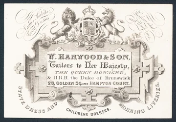 W Harwood & Son, kleermakers