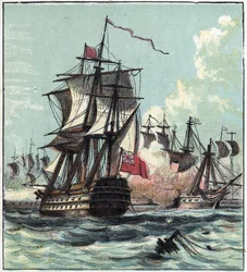 Oorlog van de Revolutie: Slag van de 13e Prairial Jaar II (01/06/1794) was een zeeslag tussen het Franse eskader onder bevel van Louis Thomas Villaret de Joyeuse en het Britse leger van admiraal Howe (1726-1799) voor de kust van Ouessant. De Britten wonnen