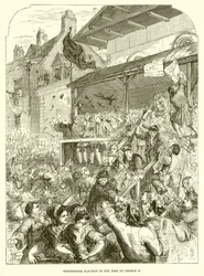 Westminster verkiezing in de tijd van George II