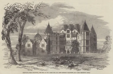 Westwood, nabij Droitwich, de residentie van de Eerwaarde Sir John Somerset Pakington, MP