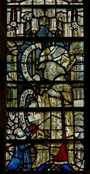 Raam Clsty N3 met St. Edward de Belijder