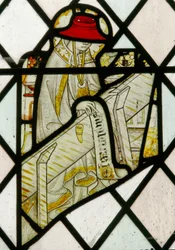 Raam N3 met St. Hiëronymus