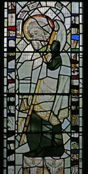Raam W met St. Matthias