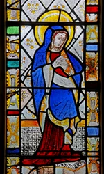 Raam nr. 4 met de Maagd Maria