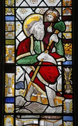 Raam nr. 5 met St. Christoffel