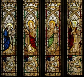 Raam s5 met de Evangelisten - Vier
