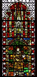 Raam w32 met St. Stefanus