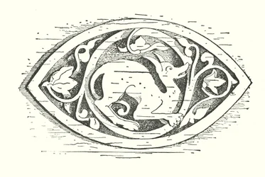 Houtsnijwerk: Hond (gravure)