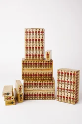 Houten boorboxen