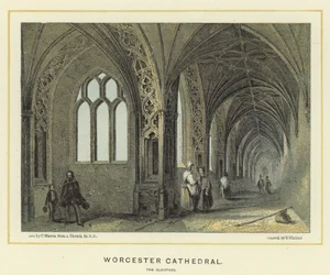 Worcester Kathedraal, de kloosters