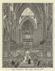 York Kathedraal, koor, kijkend naar het westen
