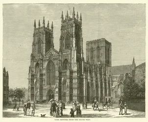 York Minster vanuit het zuidwesten