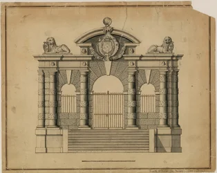 York Stairs door Inigo Jones, c 1626