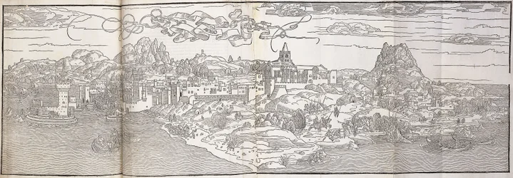 Een Panoramisch Uitzicht op Candia