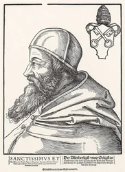 Portret van paus Paulus III Farnese