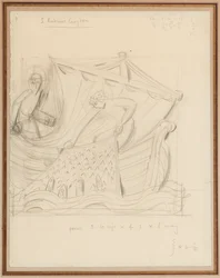 Christus en de wonderbaarlijke visvangst, december 1933