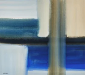 Blauwe compositie, 20e eeuw
