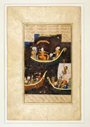 Khosrow en schepen vol schatten ...