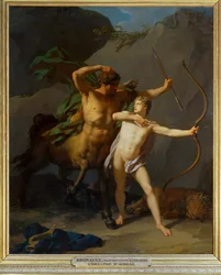De opvoeding van Achilles door de centaur Chiron ...