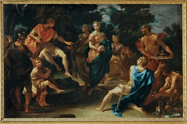 La continence de Scipion - De continentie van Scipio, schets ...